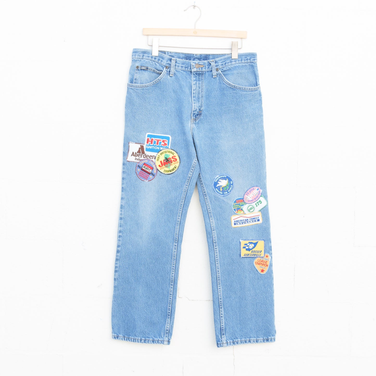 REWORKED LEVI DENIM PANTS 002 - 34" X 30"