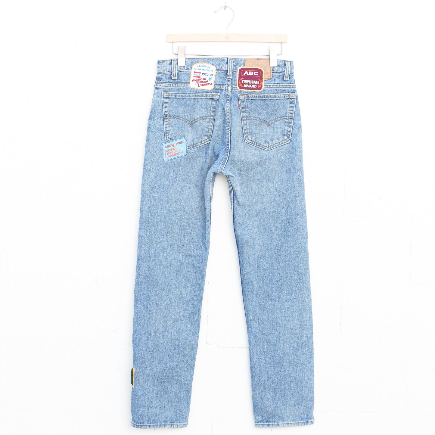 REWORKED LEVI DENIM PANTS 006 - 33" X 32"