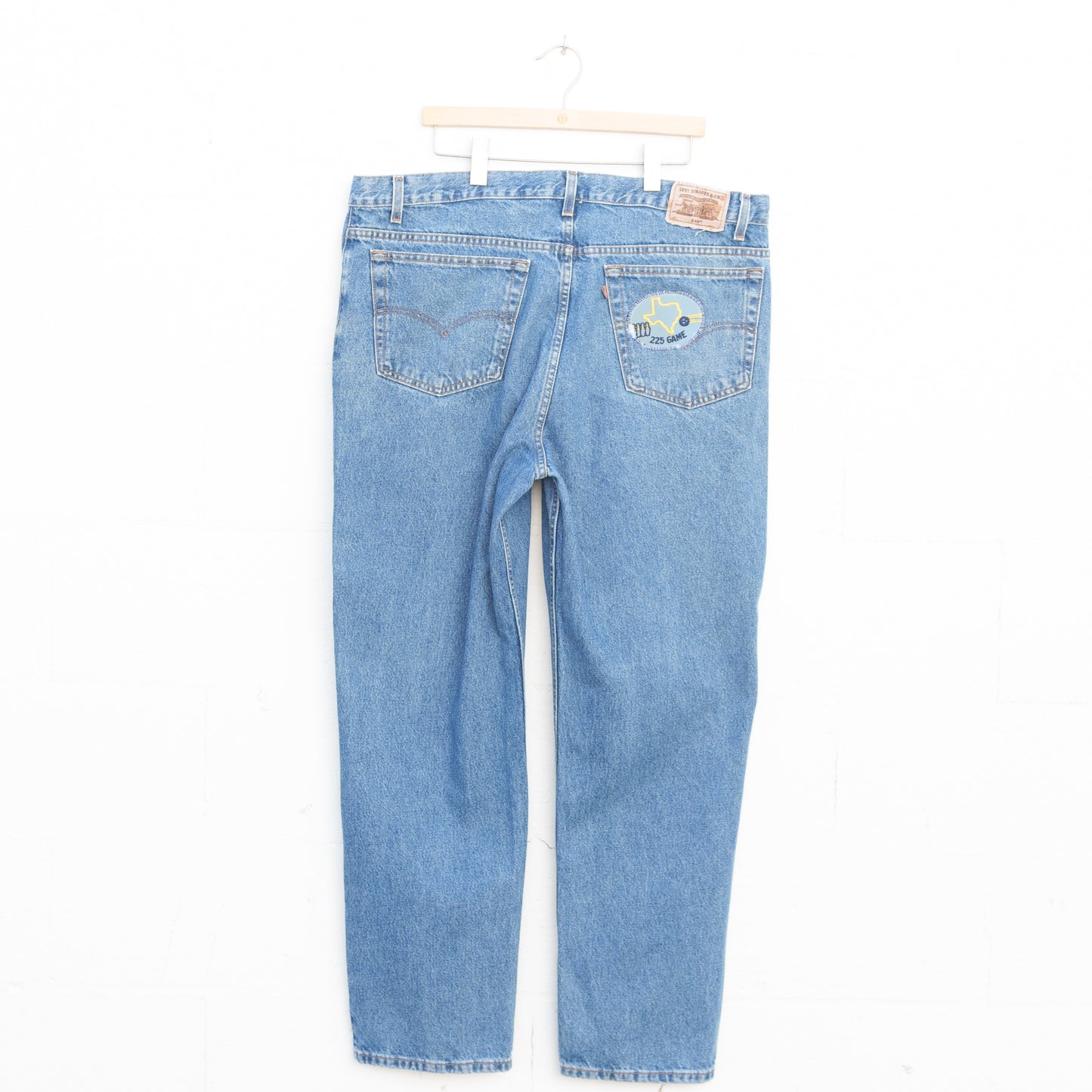 REWORKED LEVI DENIM PANTS 012 - 42" X 32"