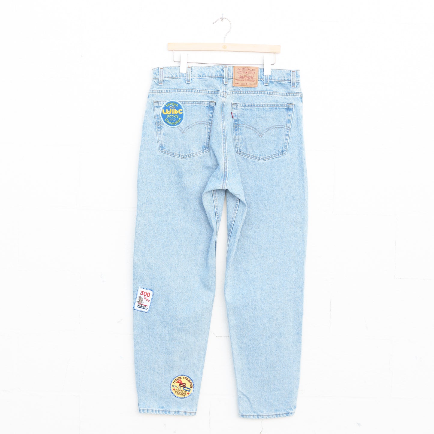 REWORKED LEVI DENIM PANTS 013 - 40" X 32"