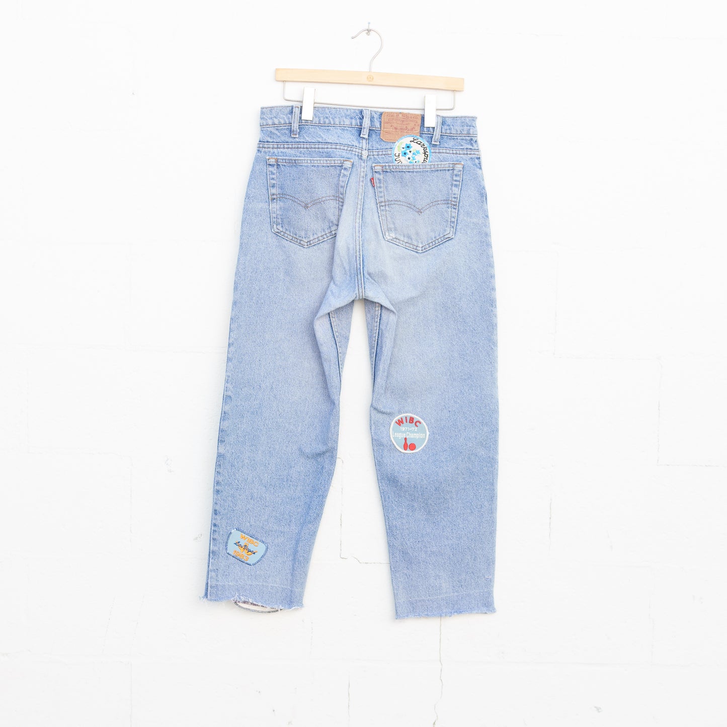 REWORKED LEVI DENIM PANTS 009 - 34" X 27"
