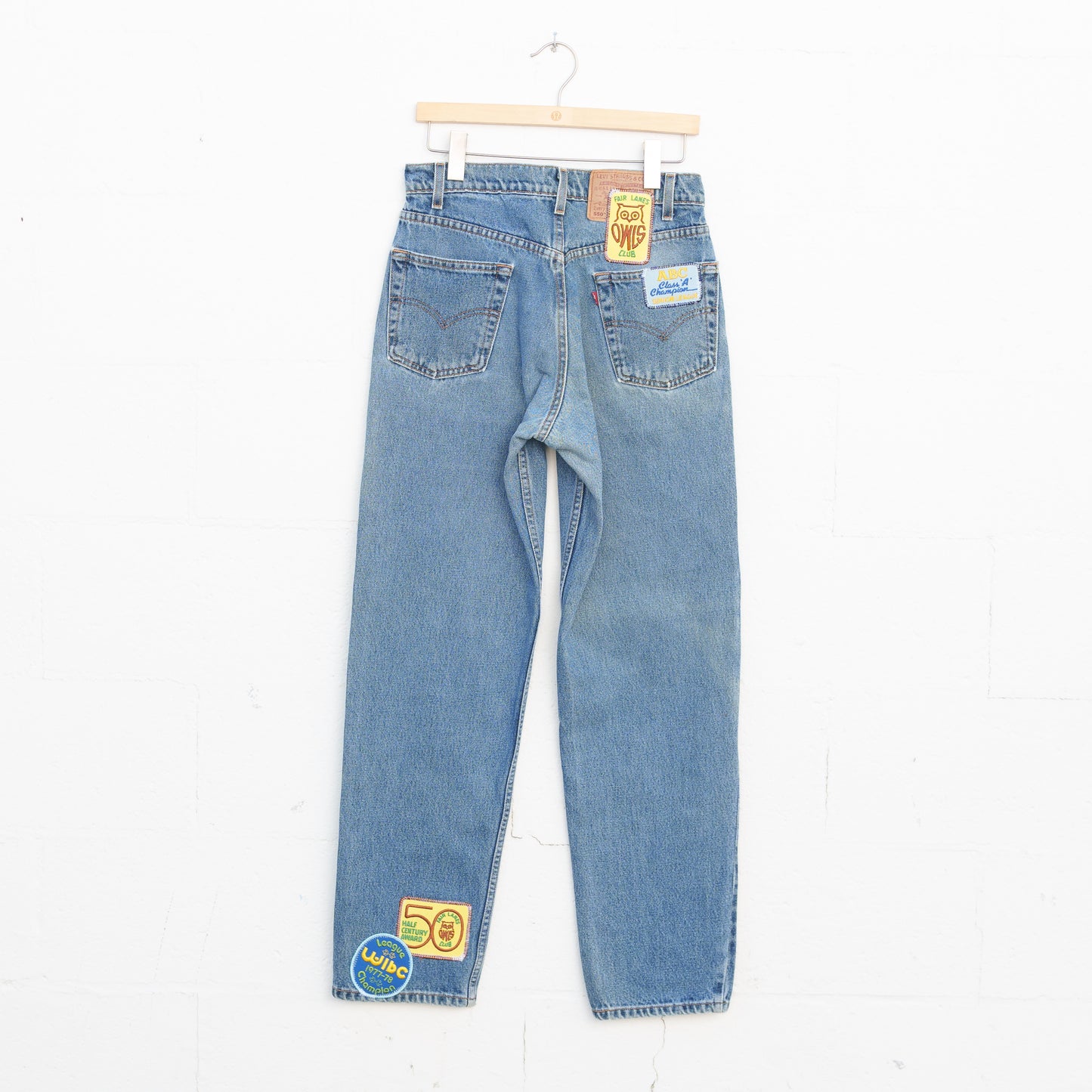 REWORKED LEVI DENIM PANTS 020 - 31" X 32"