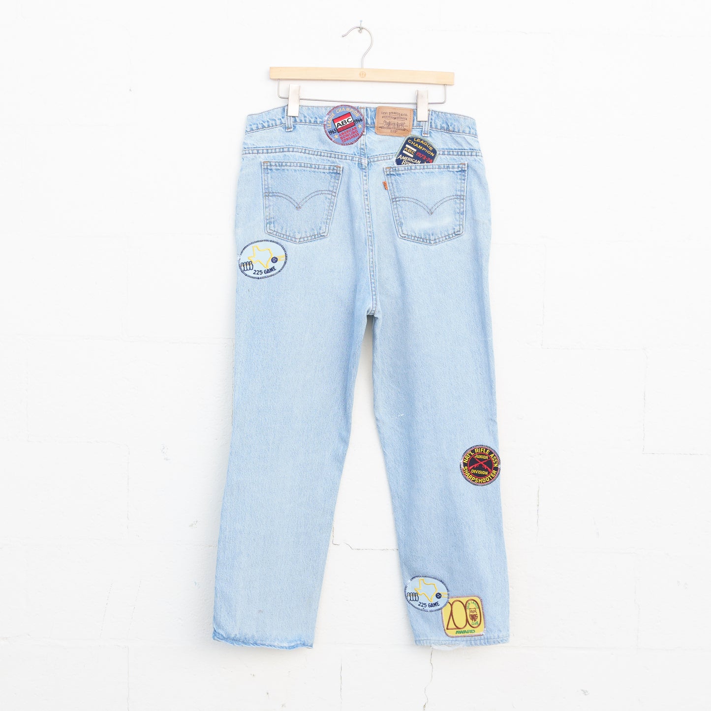 REWORKED LEVI DENIM PANTS 018 - 38" X 30"