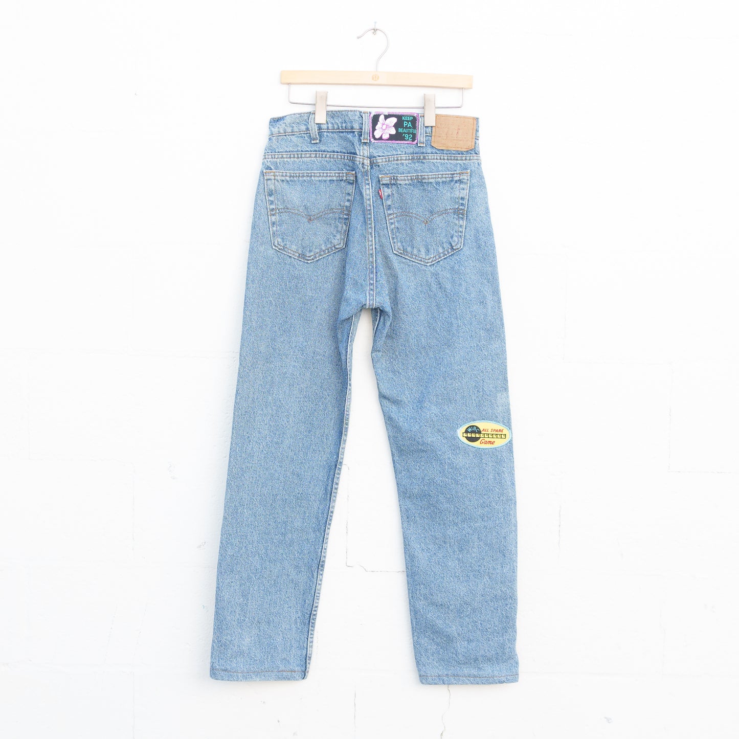 REWORKED LEVI DENIM PANTS 008 - 34" X 30"