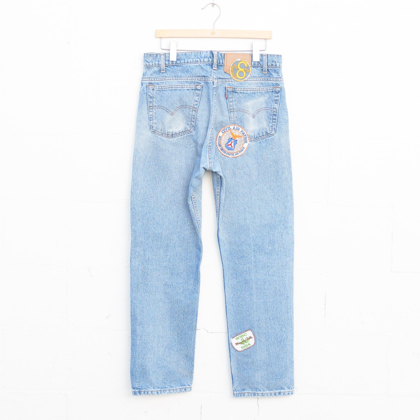 REWORKED LEVI DENIM PANTS 011 - 36" X 30"