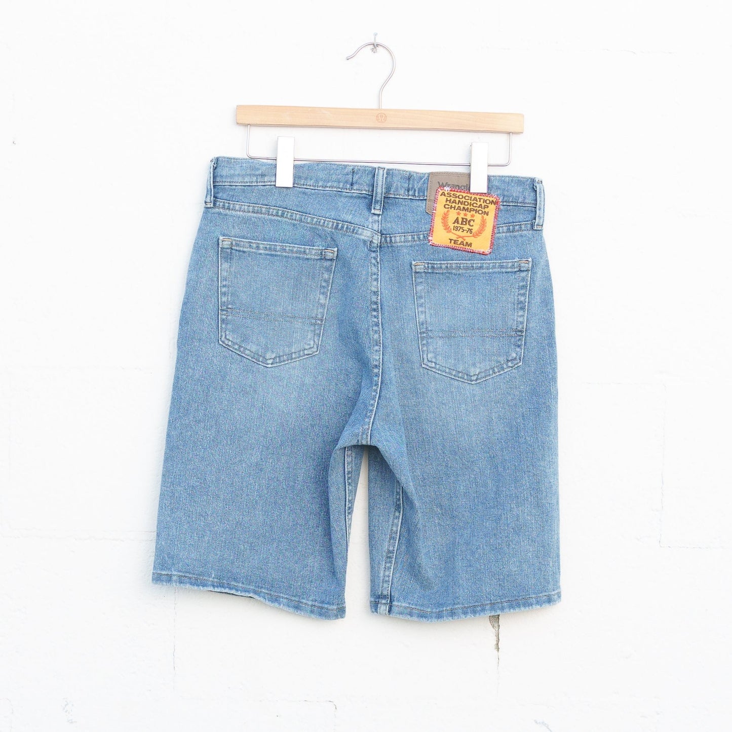 REWORKED DENIM SHORTS 004 - 30" X 10"