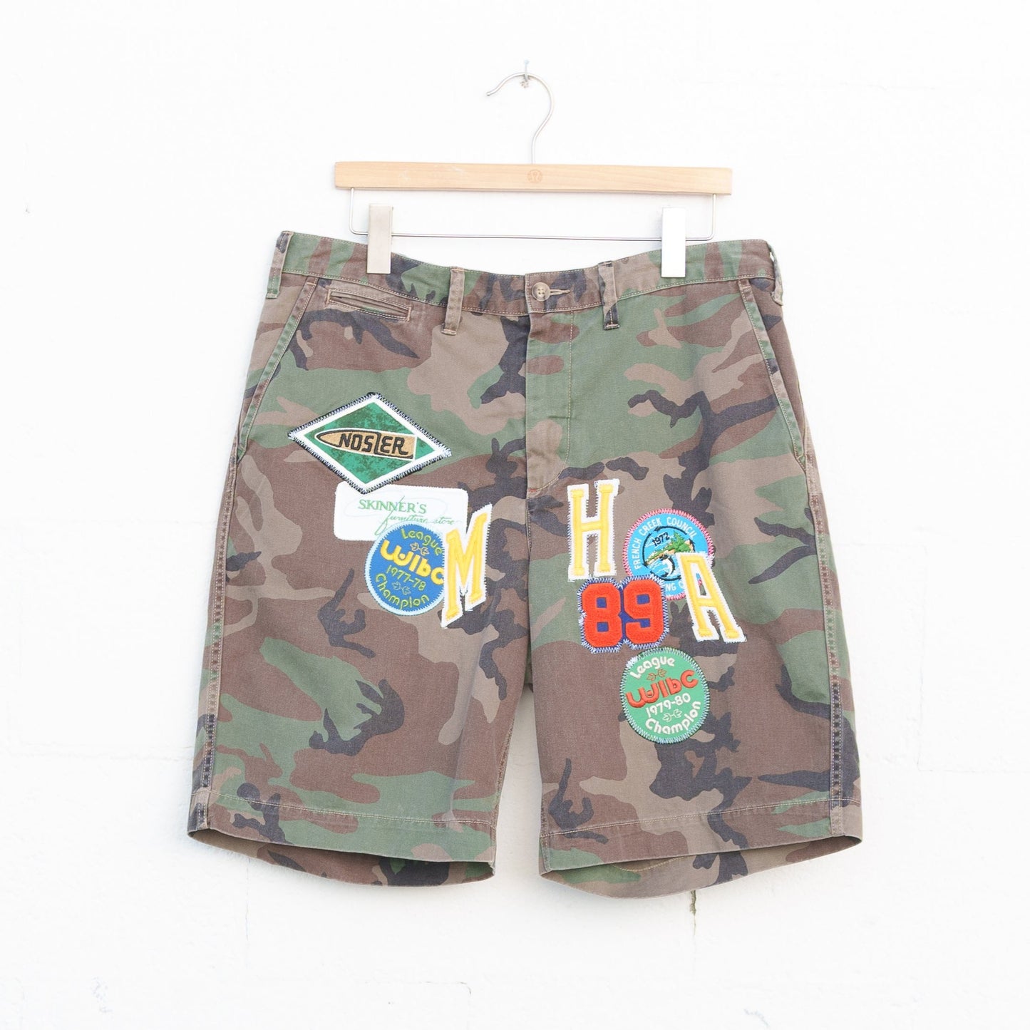 REWORKED DENIM SHORTS 006 - 34" X 9"