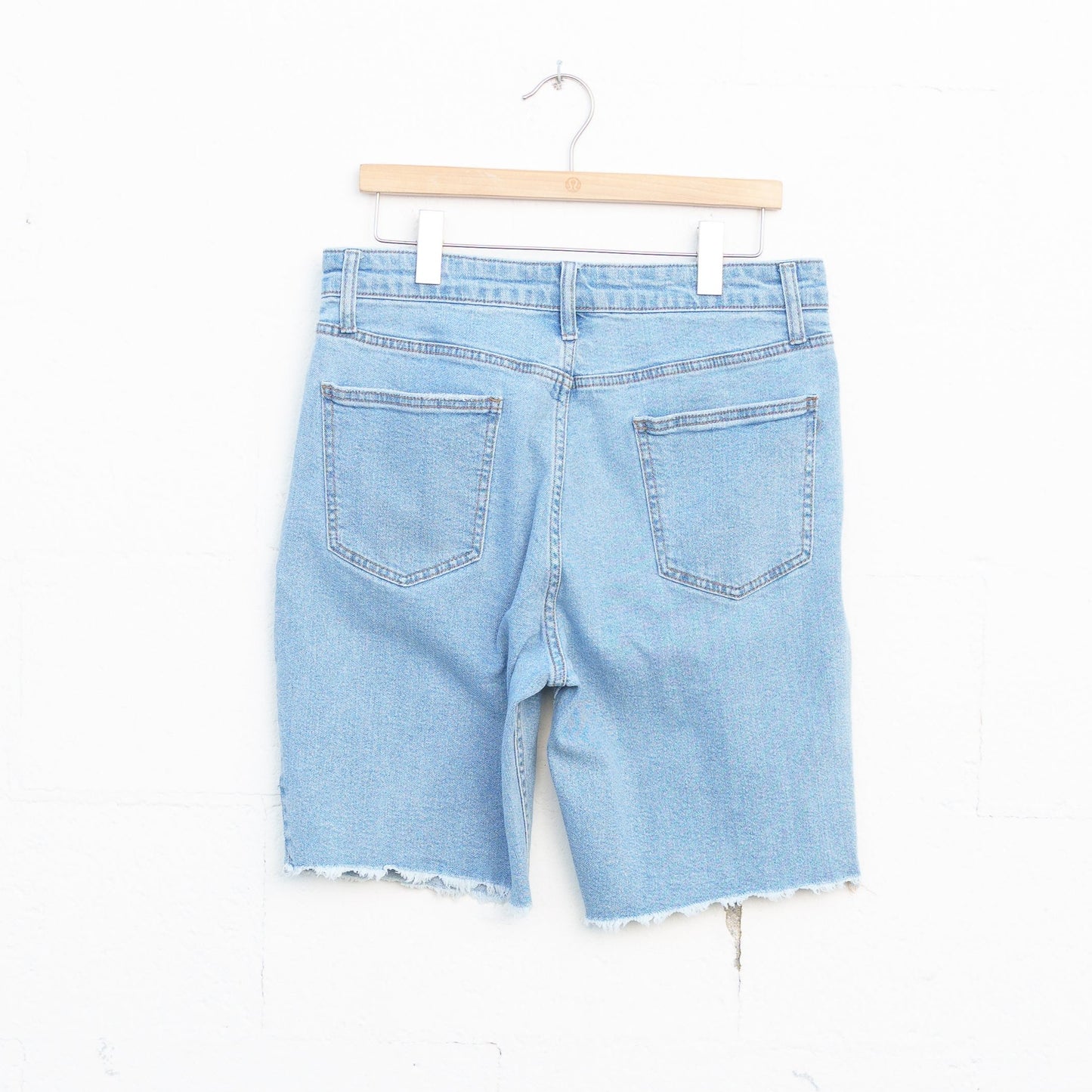 REWORKED DENIM SHORTS 005 - 32" X 9"